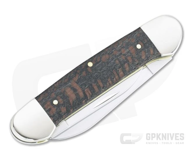 Case Canoe Smooth Black Sycamore Wood Slip Joint 25574 - Image 2