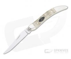 Case Small Texas Toothpick Smooth Natural Curly Maple Burl Wood 25942