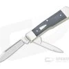Case Gunstock Smooth Black Micarta Slip Joint Folder 27735