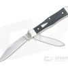 Case Swell Center Jack Small Tru-Sharp Smooth Black Micarta Slip Joint Folder 27737
