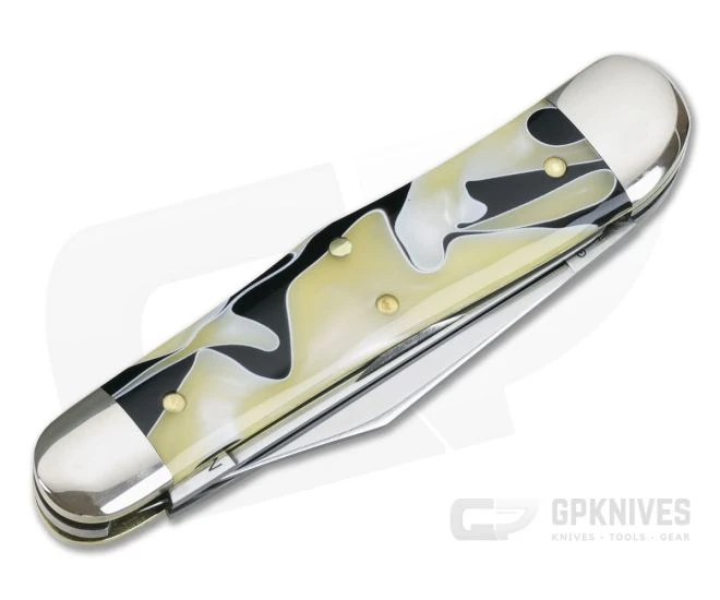 Tidioute Cutlery #29 Stockyard Whittler 3-Blade Grits with Butter and Molasses Acrylic - Image 2