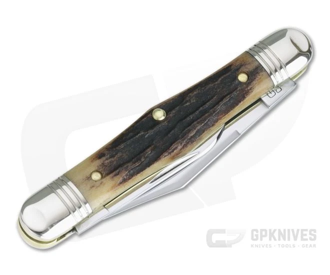 Northfield UN-X-LD #33 Conductor Pen Knife Sambar Stag Slip Joint - Image 2