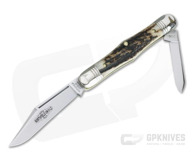 Northfield UN-X-LD #33 Conductor Pen Knife Sambar Stag Slip Joint