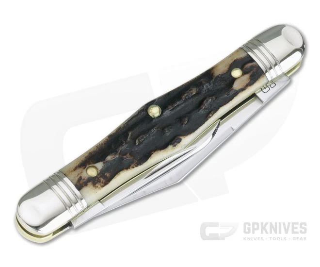 Northfield UN-X-LD #33 Conductor Pen Knife Sambar Stag Slip Joint - Image 2