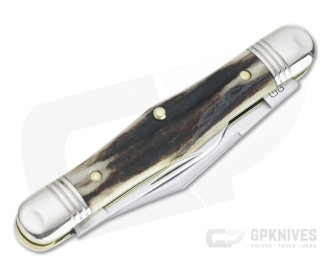 Northfield UN-X-LD #33 Conductor Pen Knife Sambar Stag Slip Joint - Image 2