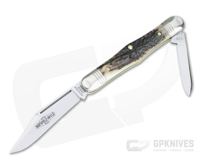 Northfield UN-X-LD #33 Conductor Pen Knife Sambar Stag Slip Joint