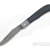 Chuck Hawes Custom Slimline Barehead Trapper Black Micarta and Damascus