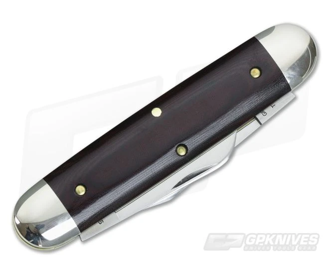 Tidioute Cutlery #35 Churchill Maroon Micarta - Image 2