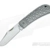 Enrique Pena Custom Lanny's Clip Point Jigged Grey Titanium Slipjoint 3657