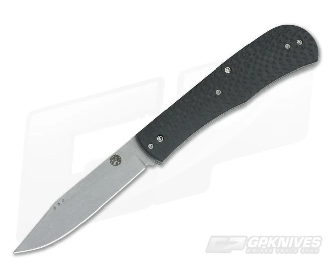 Trash Panda Knives Kit Slip Joint Stonewashed AEB-L Carbon Fiber