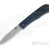 Trash Panda Knives Kit Slip Joint Stonewashed AEB-L Blue and Black G10