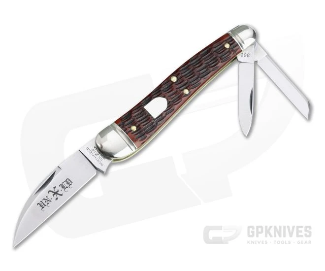 Northfield UN-X-LD #38 English Whittler Burnt Orange Jig Bone 3-Blade Slip Joint 380321