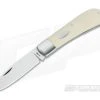 Pepe Jalomo Custom Zulu White Paper Micarta CPM154 Spear Point Slip Joint
