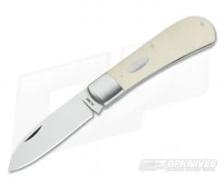 Pepe Jalomo Custom Zulu White Paper Micarta CPM154 Spear Point Slip Joint
