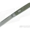 T.A. Davison Custom Green Micarta Bead Blast CPM154 Sheepsfoot Slip Joint