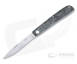 Hiroaki Ohta Knives Light Folder OLF Marbled Carbon Fiber D2 Slip Joint 4027