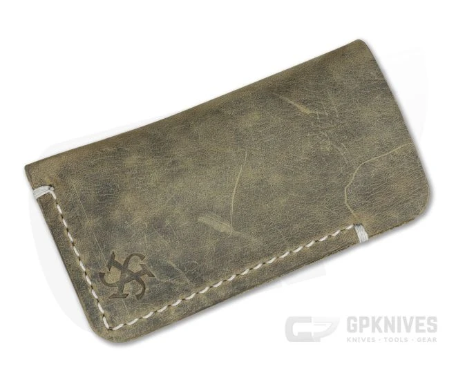 Pepe Jalomo Custom Wharncliffe Trapper Maroon Linen Micarta CPM154 Slip Joint - Image 4