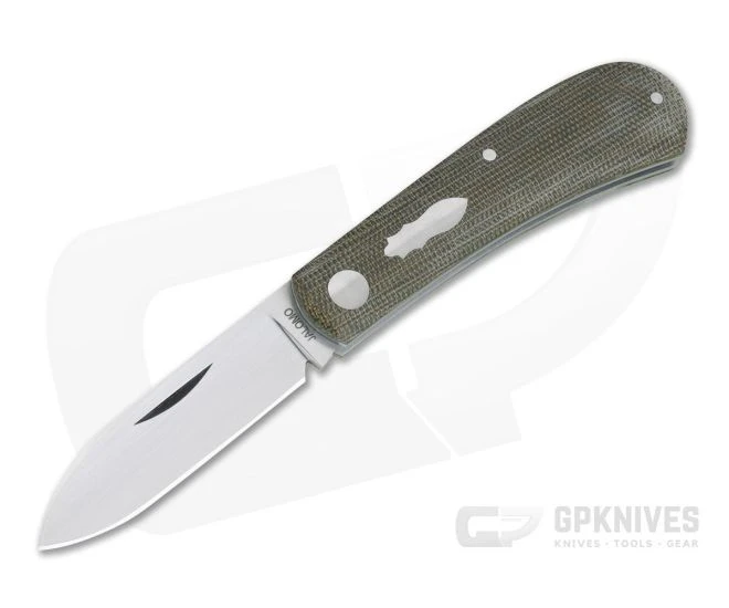 Pepe Jalomo Custom Zulu Green Canvas Micarta CPM154 Spear Point Slip Joint