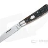 T.A. Davison Custom Swayback Dark Brown Jigged Bone CPM 154 Wharncliffe Slip Joint