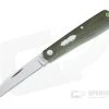T.A. Davison Custom Green Micarta Toxic Liners Satin CPM154 Wharncliffe Slip Joint 4242