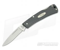 Case Executive Lockback Smooth Black Carbon Fiber