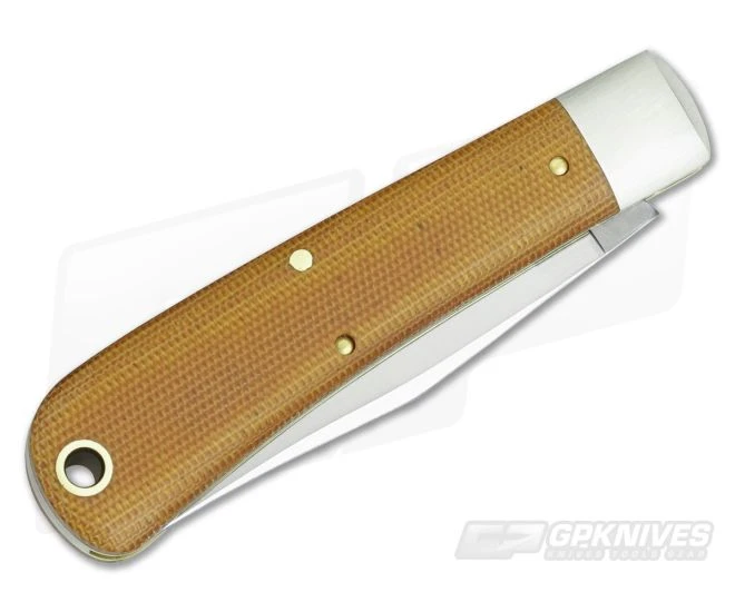 Tidioute Cutlery #43 PPP Oregon Trapper Natural Micarta - Image 2