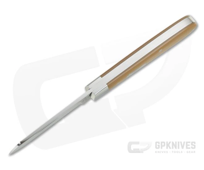 T.A. Davison Custom Coyote G10 Satin CTS-XHP Spear Point Slip Joint 4366 - Image 3