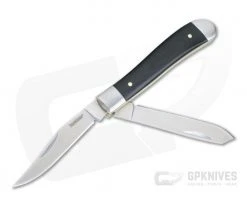 Kershaw Gadsden Mini Trapper Satin Stainless Steel Polished G10 Slip Joint Folder 4381