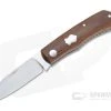 Sakman Knives Rhino Sheepsfoot Satin N690 Crosscut Natural Micarta Slip Joint Folder 4438