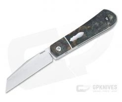 Enrique Pena Custom Front Flipper Raptor Bolstered Rag Micarta Folder 4456