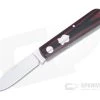 Sakman Knives Oryx Spear Point Satin N690 Red/Black Micarta Slip Joint Folder 4575