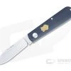 Sakman Knives Oryx Spear Point Satin N690 Blue Canyon Richlite Slip Joint Folder 4577