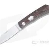 Sakman Knives Rhino Sheepsfoot Satin N690 Chocolate/Brown/Red Richlite Slip Joint Folder 4580