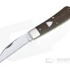 Tidioute #47 Viper Brown Burlap Micarta Slip Joint Knife 470120