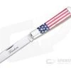 Tidioute Cutlery #49 Freedom Blem A Sheepsfoot Jack Flag Acrylic Slip Joint 493121
