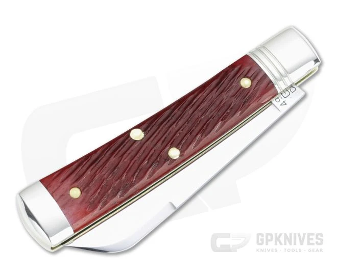 Northfield UN-X-LD #49 Freedom Sheepsfoot Garnet Jigged Bone Slip Joint 493121 - Image 2