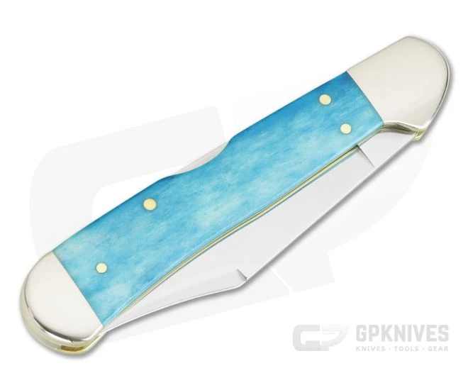 Case Copperlock Caribbean Blue Bone Smooth Back Lock 50666 - Image 2