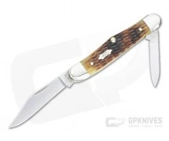 Case Half Whittler Rogers Corn Cob Jig Antique Bone Slip Joint 52838