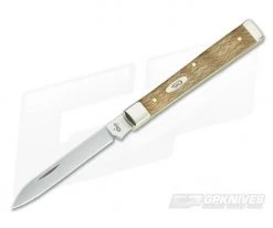 Case Doctor's Knife Smooth Natural Curly Oak SS 53302