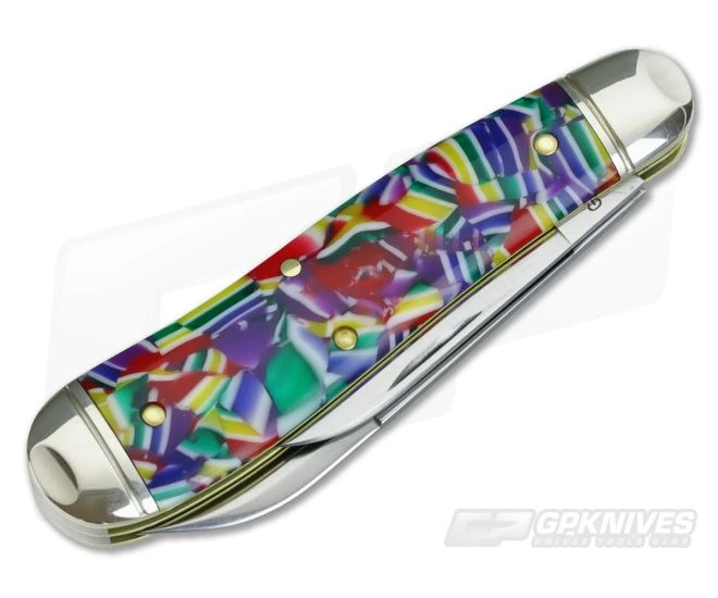 Northfield UN-X-LD #56 Bird Dog 2 Blade Mardi Gras Acrylic - Image 2