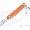 Great Eastern #62 Farm & Field Pocket Carver Three Blade Orange Delrin 620320