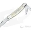 Tidioute #62 Pocket Carver Three Blade Smooth White Bone