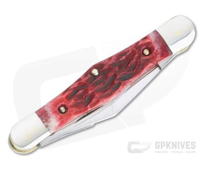 Buck Creek Whittler Red Pick Bone Slip Joint Folder 6308RPB - Image 2