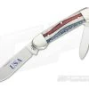 Case Canoe Star Spangled Natural Bone Handle 64129