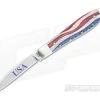 Case Teardrop Star Spangled Natural Bone Handle 64137