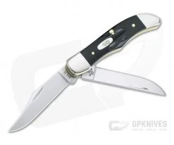 Case Pocket Hunter Two-Blade Jigged Buffalo Horn 65227