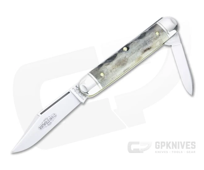 Northfield UN-X-LD #68 White Owl Sambar Stag Slip Joint 681221-04