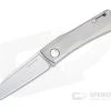 Real Steel Solis Sheepsfoot Blasted N690 Titanium Slip Joint Folder 7061S