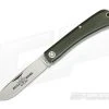 Great Eastern #71 Farm and Field Tool Bullnose Work Knife Green Micarta