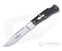 Northfield UN-X-LD #83 Tascosa Dark Brewed Jigged Bone Lock Back Folding Knife 831121LB